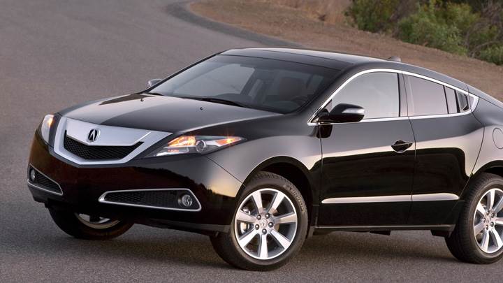 2010 Acura ZDX Front Side Pose In Black